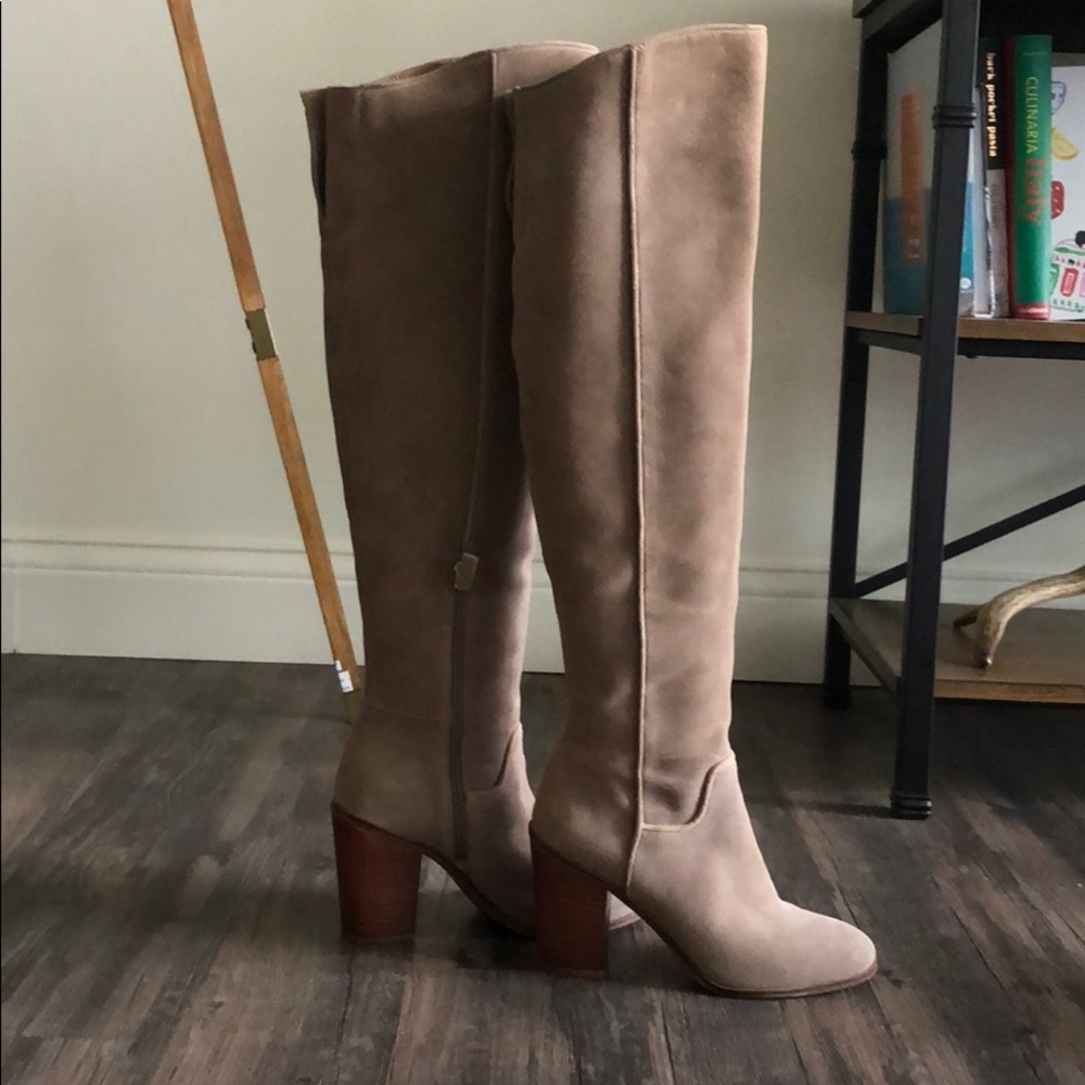 Franco Sarto sand over the knee boots-7